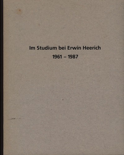 Heerich studium bei erwin - im,
