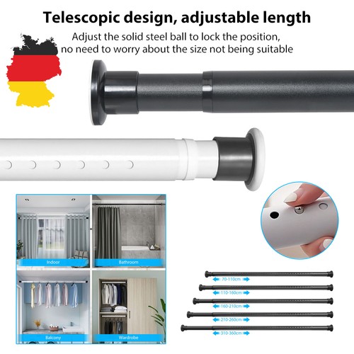 Ausziehbare duschvorhangstange - ausziehbare,