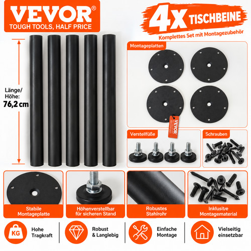 Vevor tischbeine metall - vevor,