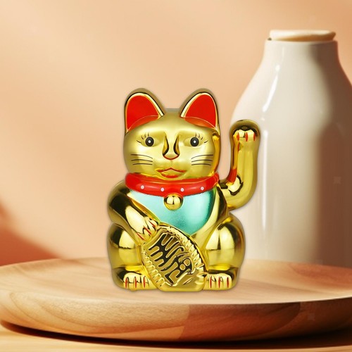 Glückskatzenfigur mit
