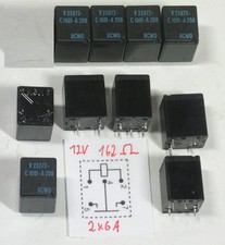 10 x Relais 12 V 2 x 6A 162