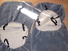 Autositz-Fellbezug in grau für Opel KAPITÄN!