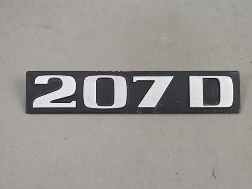 Mercedes 207d alu emblem - 207d,