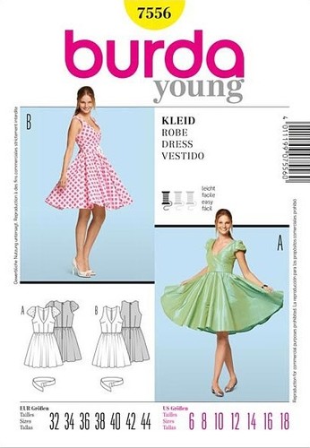 Burda young schnittmuster - young,