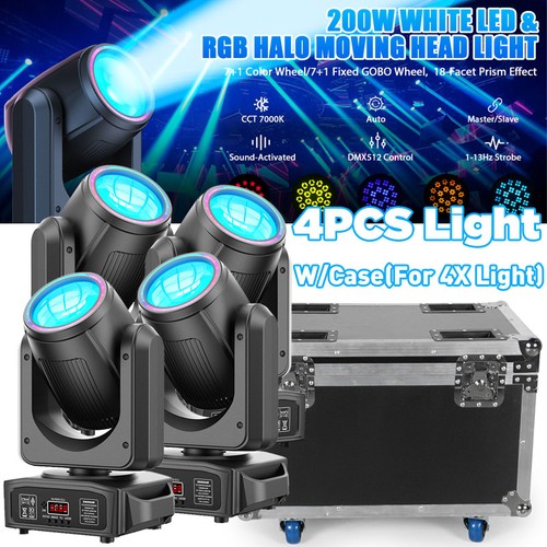 8stk led moving head prisma - led,