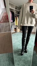Plateau overknee stiefel - plateau,