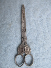 Antike Schere mit Kaiser Wilhelm & Auguste Viktoria