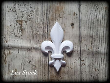 Gips Französische Lilien Verzierung  Dekor Ornament  Stuck FLEUR DE LIS Wanddeko