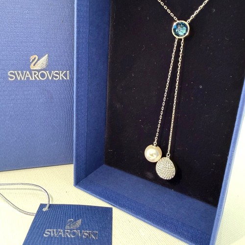 Swarovski halskette silber - halskette,