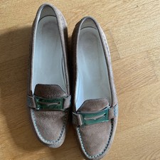 Tods * Penny Loafer Damen Wildleder beige. Gr. 37,5 (38)