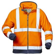 Warnschutz Fleecejacke elysee gelb orange Warnschutzjacke Jacke Fleece bis XXXXL