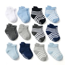 12 Paar Baby StopperSocken Kinder 1-5 Jahre Anti Rutsch Socken Kind ABS Socken