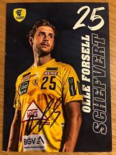 Handsignierte Autogrammkarte OLLE FORSELL SCHEFVERT Rhein-Neckar Löwen 2024/2025