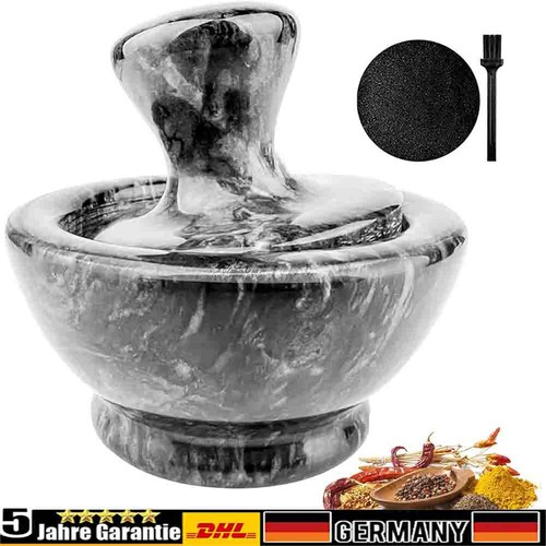 Mörser mit stößel marmor - mit,