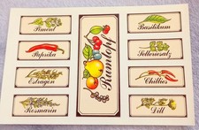 DDR Abziehbilder Gewürze 