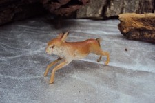 Antikes Masse Tier vor 1945 Hase  3,5cm hoch 6cm lang Krippenfigur TOP !!!!!