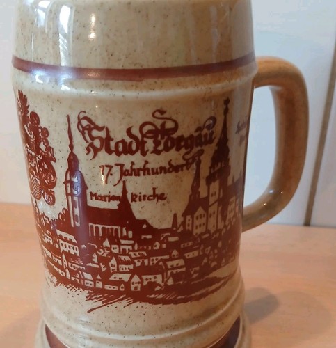 Ddr bierkrug dekor torgau - ddr,