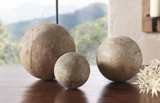 Dekokugel Holzkugel Tischdeko