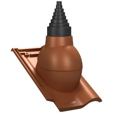 Antennendurchgang für Braas Rubin 9V Dachziegel Antennendurchführung