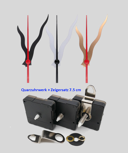 Quarz uhrwerk lautlos mit - quarz,
