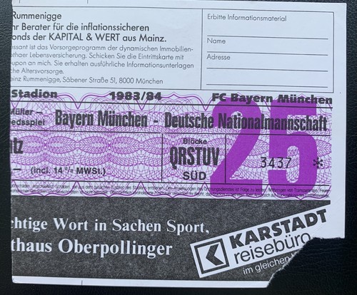 1983 abschiedsspiel gerd - 20.09.1983,