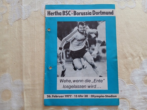 Programm 1976 hertha bsc - 1976/77,