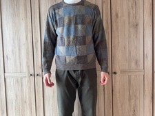 Vintage Double Duty Total System Sweater in XL. Grau. 1970er Rar! Super Zustand!