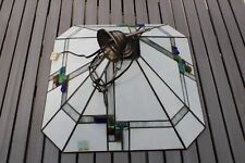 Deckenlampe weiß mit bunten Steinchen 48 x 48 cm, funktioniert, guter Zustand
