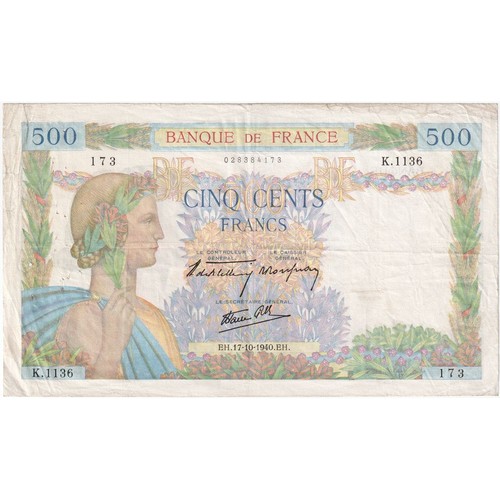 Frankreich 500 francs la - frankreich,,