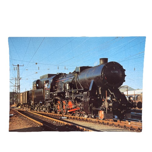 Postkarte eisenbahn zug - eisenbahn,
