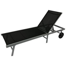 Gartenliege 200cm Aluminium