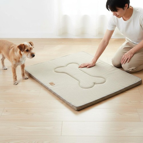 Gepolsterte hundematte - gepolsterte,