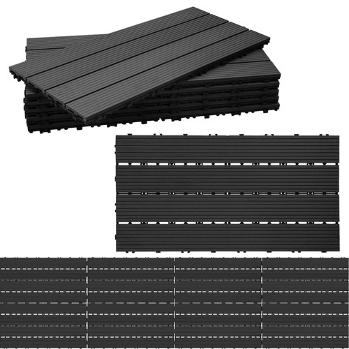 Wpc terrassenfliesen 30x60cm - wpc,