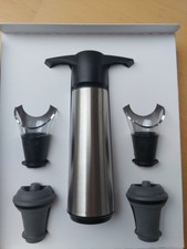 Wein-Vakuumpumpe Edelstahl Weinausgießer Weinverschluss Vacu Vin