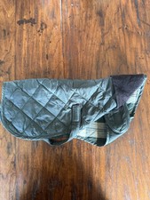 Barbour Quilt Dog Coat Olive 27736 Hundemantel Steppmuster Medium Gebraucht