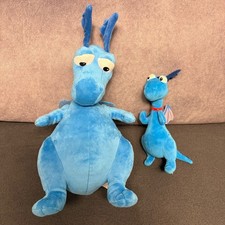 2 x Plüsch Drache Stuffy