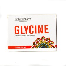 Golden Pharm Glycine 50 tabletten Nahrungsergänzungsmittel mit glycin