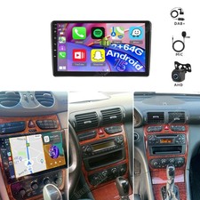 Autoradio 2+64G Android 15.0 Für Mercedes CLK-klasse W209 2002-2006 GPS DAB+ kam