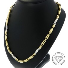 SONDERAKTION WERT 3.080,- Greco Kette 585 bicolor Gold 14k 14 KT 63cm XXYY