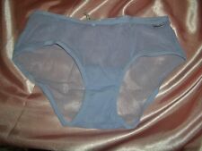 Sexy transparentes Nylon Höschen lila Gr. 40 Nylonslip Panty Pin Up Slip (F99)