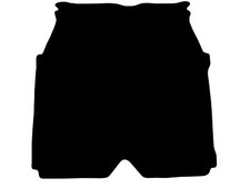 SCHWARZ Kofferraummatte für