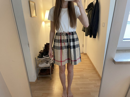 Burberry kleid mit klassischem - burberry,