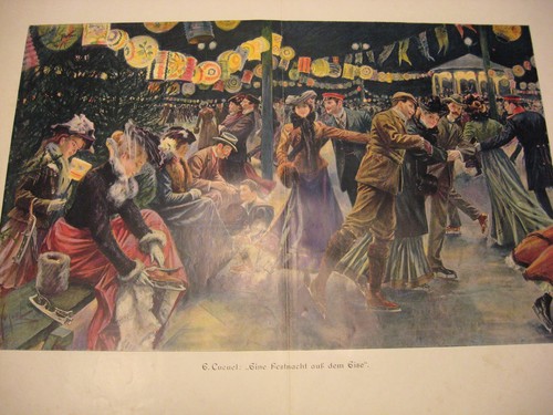 Festnacht auf dem eis - eis, moderne