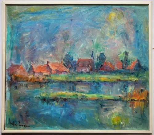 Gemälde öl landschaft - Öl,