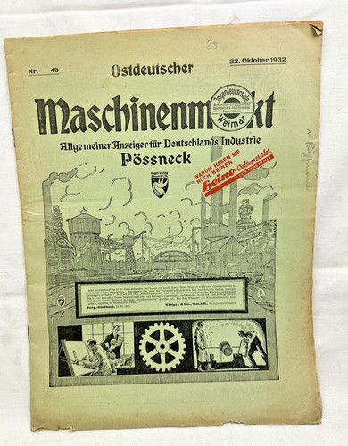 Ostdeutscher maschinenmarkt - ostdeutscher,
