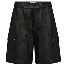 MOS MOSH Anne Leder Cargo Shorts Hose  size 27 neue Kollektion  2025  UVP 239,-