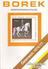 Borek Briefmarken- Katalog Österreich 1976/77 .  VERSAND: bitte lesen
