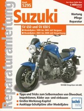 SUZUKI SV650 & SV650S, Reparaturanleitung Reparaturbuch/Handbuch/Wartung/Pflege