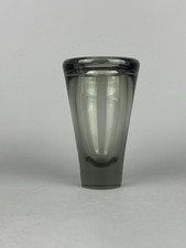 60s70s Holmegaard Umanak Glasvase Vase Danish Design Rauchglas Vintage 