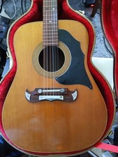 12-saitige Western Gitarre aus den 70ern, selten, guter Zustand, mit Koffer